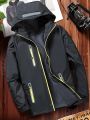 2023Men Autumn Thin Outdoor Jacket Waterproof Jacket Outwear Windbreaker Reflective Article Jackets For Men Rain BunnyGarden.