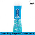 Durex Play Tingle H2O Lube - H2O Water Based Lubricant Gel for Men & Women- 100ml (Made In Thailand). 