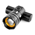 USB Rechargeable High LED Front Light for & Road Bicycles, Ideal for Night Safety.