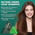 Nature Herbal 7 Green Triangle Shampoo Bar – Oil Control & Anti-Dandruff Hair Soap 120g. 