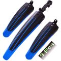 Bicycle color Plastic mudguard cycle plastic mudguard  3,pcs set. 