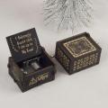 4 Style Harries Music Box Wooden Hand-cranked Retro Potters Music Box Children's Birthday Gift Surprise Gift for Couples. 
