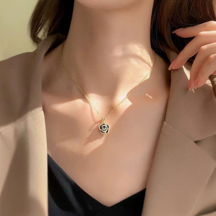 Korean Flower Necklace Ins Girl New Fashion Women