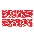 LI 1 Pair D-2357 Car Side Stickers Tattoo Decoration Fade Resistant Colored Camouflage Look Styling Decals. 
