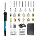 28 piece nozzle carving, temperature regulating iron set, pyrography machine tool, soldering pen set. 
