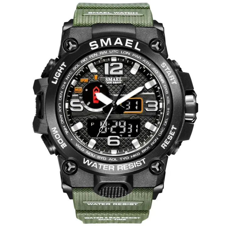 SMAEL new watch fashion ports multifunctional electronic watch men's waterproof wholesale GAJ0302 ilver GAJ0302
