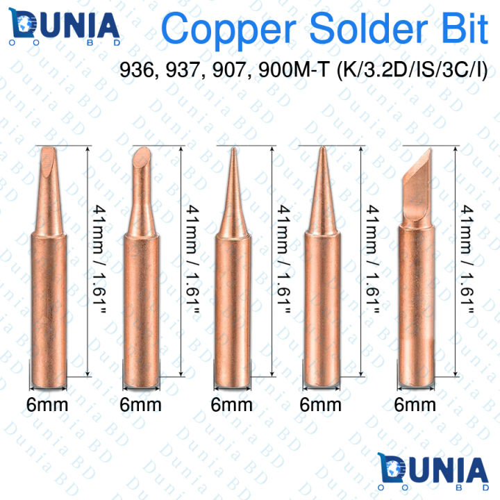 Copper%20Soldering%20Iron%20Tip%20900M-T%20Series%205%20Pcs%20Set%20for%20Electronics%20Rework%20-%20Image%202