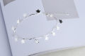 New Korean Style Butterfly Charm Anklet or Bracelet for Women Silver Plated Adjustable Chain Fashion Jewelry.