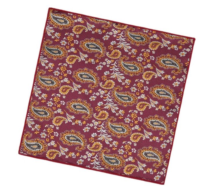 Luxury%20Paisley%20Silk%2023x23cm%20Hankies%20Men's%20Pocket%20Square%20Handkerchiefs%20For%20Men%20Suit%20Wedding%20Party%20Suit%20Accessories%20-%20Image%203