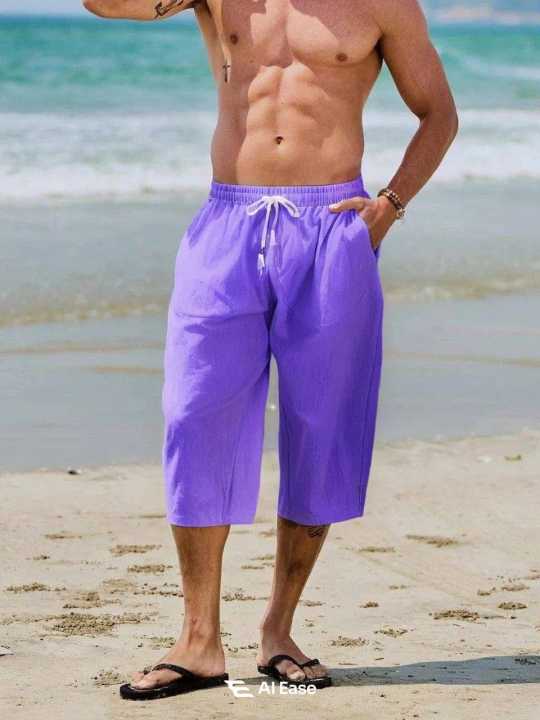 Men%E2%80%99s%20Casual%20Linen%20Shorts%20%E2%80%93%20Regular%20Fit%20for%20Hot%20Weather%20Days%20-%20Image%205