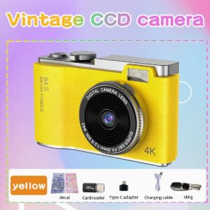 Bilashmart 【Customer favorite】 Digital Camera 4K 64MP Photography Camera Video Camcorder Rechargeable Cameras 2.4 inch Screen Camcorder for Kid Adult Beginners