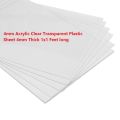 4x300x300mm Acrylic Sheet Clear Plastic Sheet Transparent 4mm Thick 1×1 Feet Or 12×12″ Inch Clear Acrylic Plexi Glass Panel - Minimalistic Sophistication.