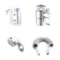 Bathroom Faucet Extender External Shower Head Washbasin Tap Water Divider Flexible Small Nozzle Set for Hair Wash. 