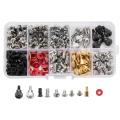 280PCS Computer Screw Standoffs Set Kit M3 M3.5 M5 Screw for Hard Drive Computer Case Motherboard Fan Power Image.