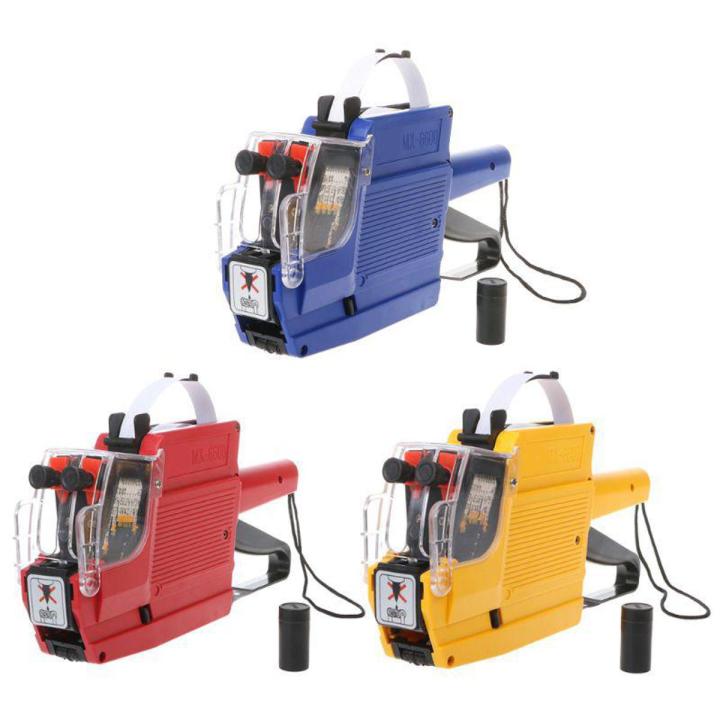 Price Machine 【original】 10-digit two-line label price tag double-r price machine ...