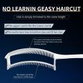 Barber Fade Combs New Style Professional Barber Hair Cutting Curved Positioning Comb Heat Resistant Flat Top Comb Hair Tools. 
