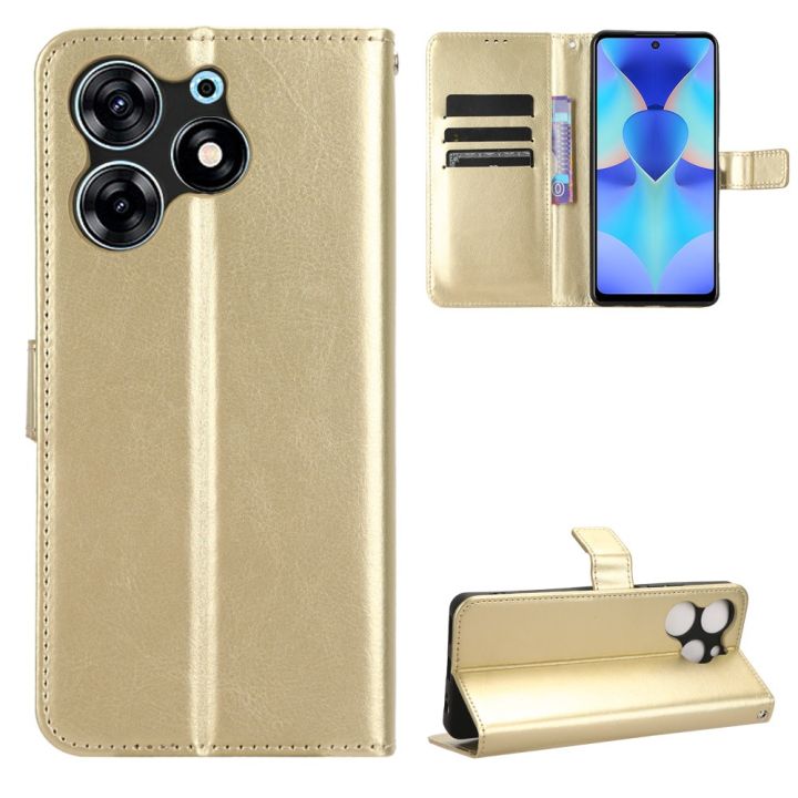 lthmy%20for%20Tecno%20Spark%2020%20Case%20Wallet%20PU%20Leather%20Back%20Cover%20Stand%20Holder%20Flip%20Cover%20-%20Image%202