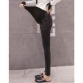 Pregnant Women's Pants Frosted Denim Skinny Pants Spring and Autumn Outer Wear All-Matching Base Maternity Pants Spring and Summer Thin Slim Fit Slimming.
