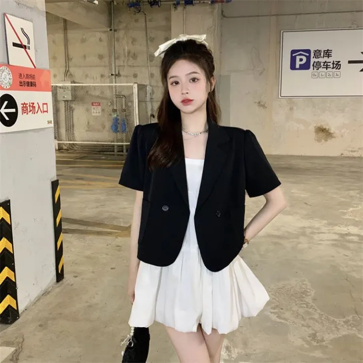 26%20French%20Graceful%20Suit%20Jacket%20Women's%20Summer%202022%20New%20Design%20Sense%20Niche%20Casual%20Short%20Suit%20Top%20Fashion%20-%20Image%208