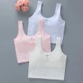 Girls' New Tank Top Long Half Body Inner Wear Children's Bra Primary School Development Bra Summer Sports Bra. 