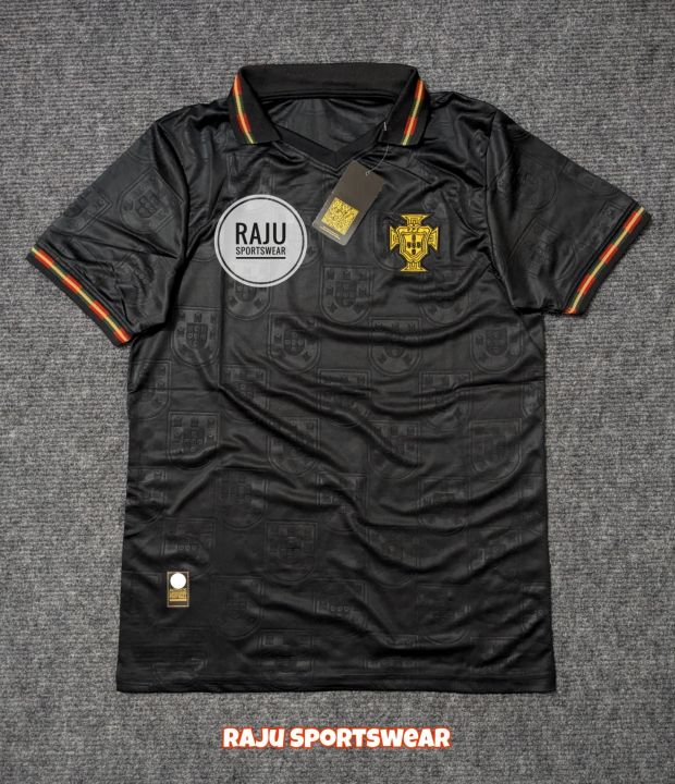 Portugal Black Panther Jersey 2026 Embroidery Logo Portugal New Jersey 2026 Portugal Thai Premium Jersey