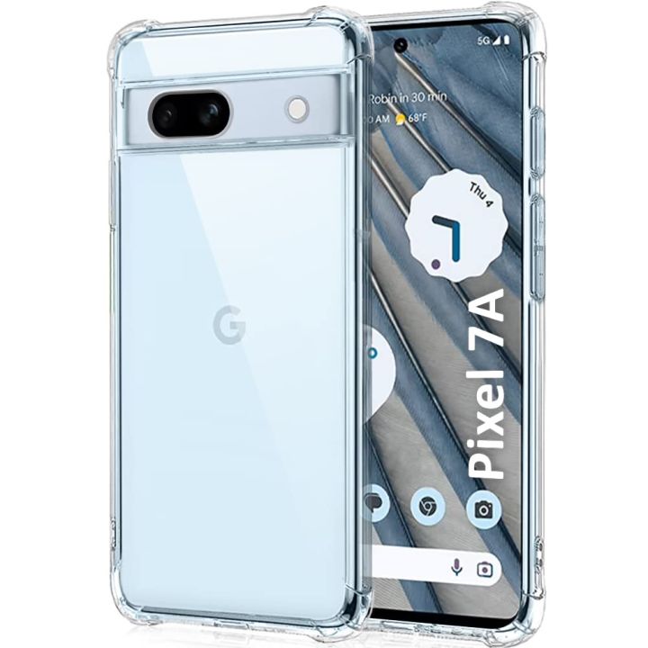 Google%20Pixel%207A%20Airbag%20Silicone%20Case%20Crystal%20Clear%20Soft%20Tpu%20-%20Transparen%20-%20Image%208