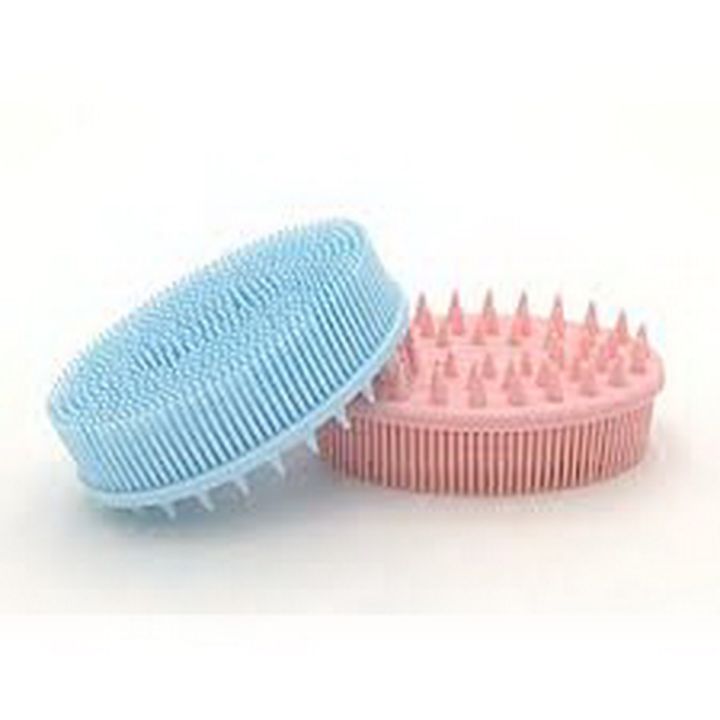 silicone multi purpose shampoo brush