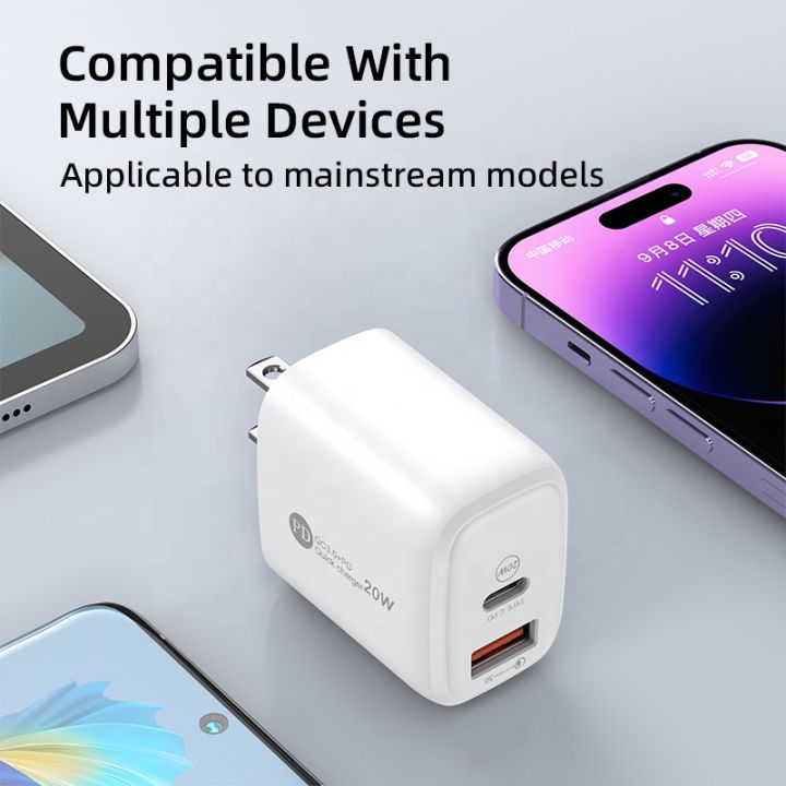 CASIFY%20UP03%20PD%2020W%20QC18W%20Dual-Port%20Adapter%20Fast%20Charger%20PD%2020W%20USB%20C%20Charger%2018W%20USB%20Fast%20Charger%20Wall%20Charger%20US%20Plug%20-%20Image%204