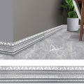 2.3M Self-adhesive Wall Decorative Wire 3D PE Foam Skirting Border Decor Waterproof Sticker Wallstick Wall-paper Border Decor.