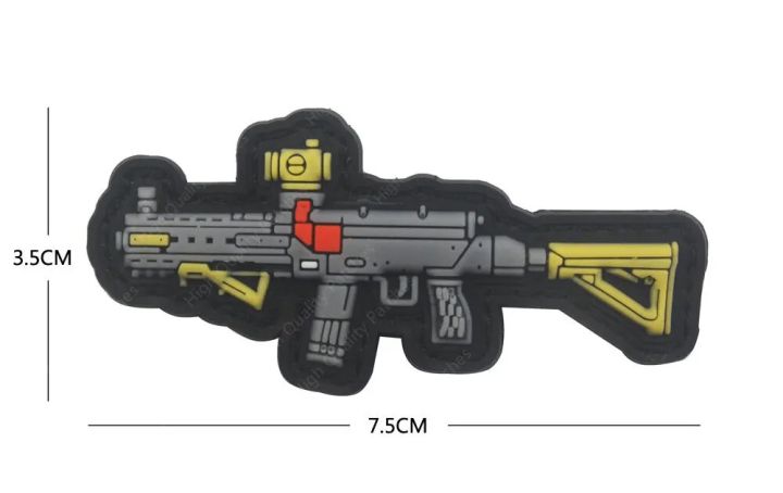 PVC%20magic%20sticker%20Q%20badge%20tactical%20morale%20badge%20personalised%20soft%20rubber%20backpack%20sticker%20military%20fan%20armband%20-%20Image%202