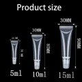 100PCS 5/10/15ML Lipgloss Tubes Wholesale Empty Lipstick Soft Makeup Squeeze Clear Lipgloss Container DIY Lip Gloss Cosmetics. 