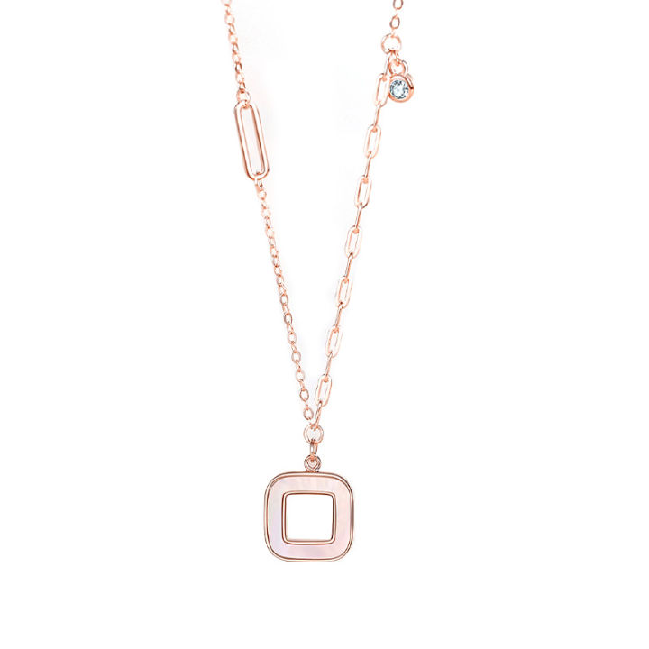 New%20Wancheng%20square%20mother-of-pearl%20necklace%20women's%20pendant%20sterling%20silver%20niche%20light%20luxury%20clavicle%20chain%20ins%20cold%20wind%20geometric%20necklace%20-%20Image%205
