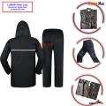 Raincoat for Motorcycle with Trouser and Carrying Bag One Layer Import Quality. 