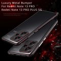 Redmi Note 13 PRO PLUS 5G Luxury Colorful Case Aluminum Bumper Metal Frame Cover For Xiaomi Redmi Note 13 PRO+ Phone Shell Funda.