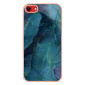 Fashion Plating Marble Case For iPhone SE 2022 / iPhone SE 2020 / iPhone 8 / iPhone 7 Phone Case Soft TPU Rubber Colorful Back Cover. 
