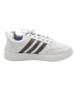 Classic Triple-Stripe White Sneakers-613. 