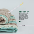 Crochet Hook Set,7/8/9/10/12/15/20mm Plastic Handle Crochet Hook Knitting Needles Thick Head Tool DIY Crafts Accessories.