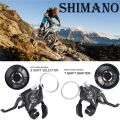Bike Gear Shifter Brake Levers Bicycle 3x7 Speed Changer Shifter Set Cycle Gear Shifter Transmission for Mtb Road Bike 2pcs. 