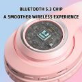 Wireless Headphones Bluetooth 5.3 Earphones Foldable Gaming Headset Sport Headphone with Mic Music Earbuds 400mAh. 