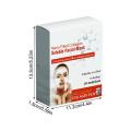 10pcs Natural Soluble Moisturizing facial mask Soluble Masque Gentle Plant Extracts Hydrolyzed collagen mask for Women Girls. 