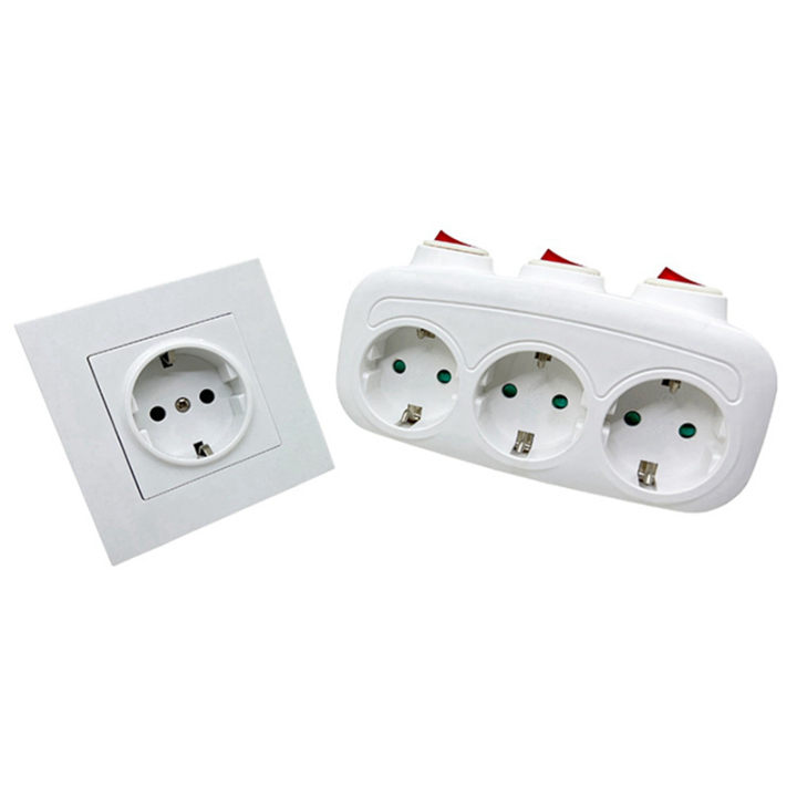 2X%201%20to%203%20Way%20Extension%20Socket%20with%20on/OFF%20Switch%20Universal%20Germany%20France%20Standard%20AC%20Outlet%20Converter%20EU%20Plug%20-%20Image%203