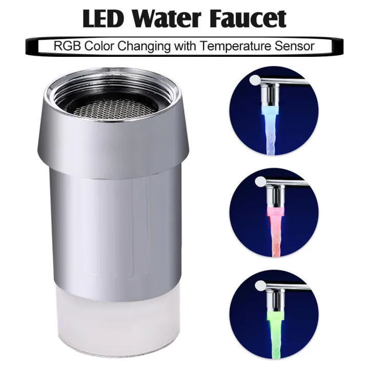 রান্নাঘরের বাথরুমের জন্য led পানির কল হালকা পানির স্ট্রিম ...