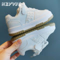Childrens Fashion Hot Style Small White Shoes Soft Soled Sneakers Kids Spring Autumn New Breathable Casual Trendy Running Shoes.
