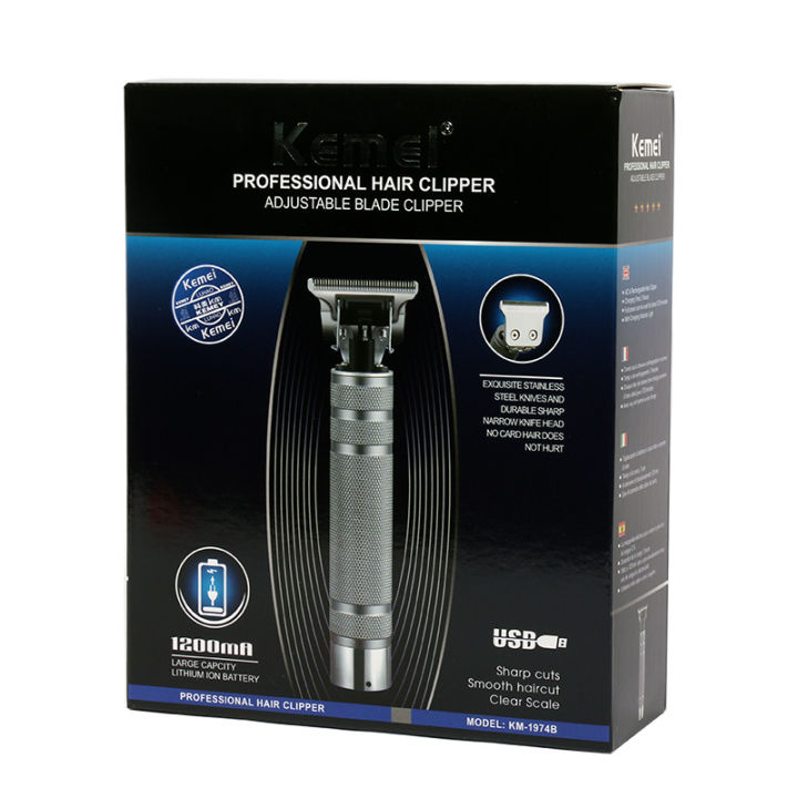 Kemei%20KM-1974%20Hair%20Clipper%20Cordless%20Trimmer%20Men%200mm%20Baldheaded%20hair%20trimmer%20Hair%20Cutting%20Machine%20-%20Image%204