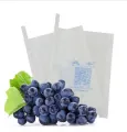 Fruit Protection Paper Bags 10 pcs Grape,Guava,Mango White Protection Cover Bags 6.2X7.7inch. 