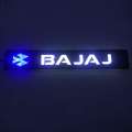 Bajaj Logo Led Light/Night Light/Logo Parking Light For Motorcycle - Bike Accessories. 