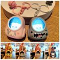 【Must-Have Gadgets】 Personality Cat Backpack Lights Key Chain Bear Cartoon Animal Keychain Bag Charm Backpack Pendant Cute Bag Charm Women.