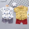 Fashion Baby Boy's Suit Summer Casual Clothes Set Top Shorts 2PCS Baby Clothing Set for Boys Infant Suits Kids Clothes. 