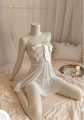 Large Nightdress Perspective Strap Plus Size Lingerie. 