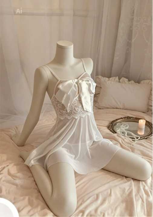 Large%20Nightdress%20Perspective%20Strap%20Plus%20Size%20Lingerie%20-%20Image%203